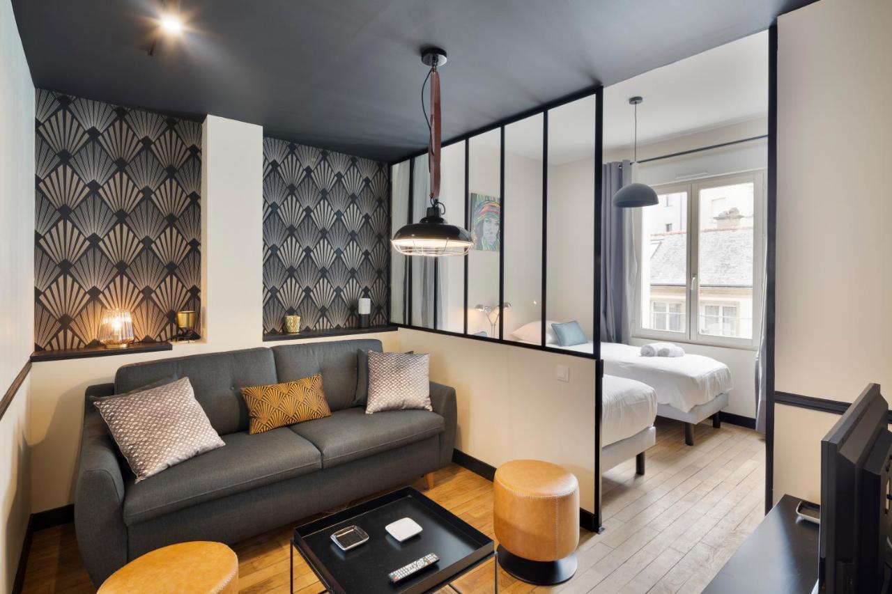 Appartement LE BROOKLYN - Inspiration US à deux pas des quais à Rennes Extérieur photo